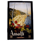 Amalfi Italië Vintage Travel gift Medium Cadeauzakje (Voorkant)