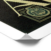 Amalfi Italië Vintage Travel Poster (Hoek)