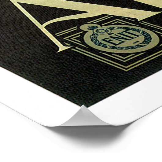 Amalfi Italië Vintage Travel Poster (Hoek)