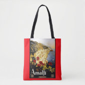 Amalfi Italië Vintage Travel Tas (Voorkant)