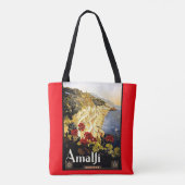 Amalfi Italië Vintage Travel Tas (Achterkant)