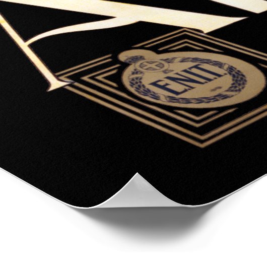 Amalfi, Italië Vintage Travel Tourism Poster (Hoek)