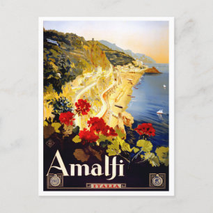 Amalfi Italië — vintonijnreis Briefkaart