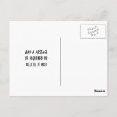 Amalfi Italië waterverf scène reisposter stijl Briefkaart (Achterkant)