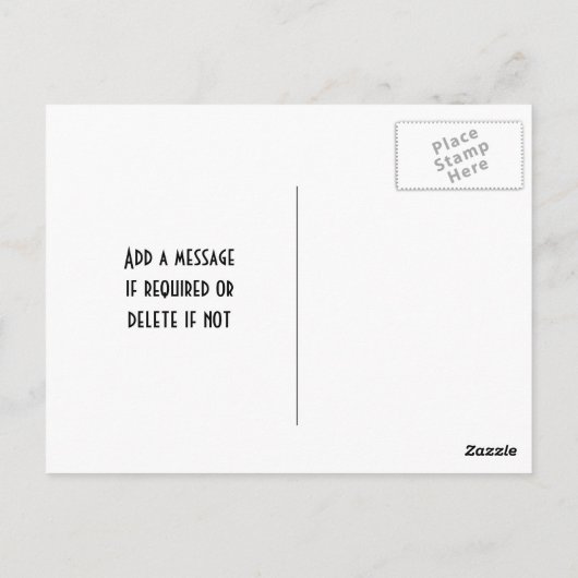 Amalfi Italië waterverf scène reisposter stijl Briefkaart (Achterkant)