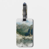 amalfi italië zomervakantie - bagagelabel (Achterkant verticaal)