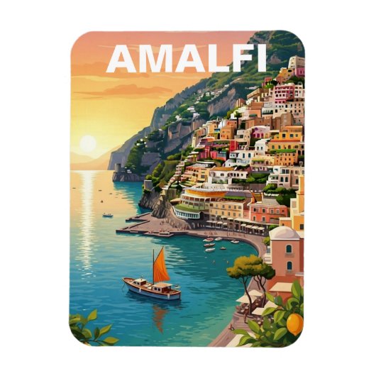 Amalfi Italy Magneet (Verticaal)
