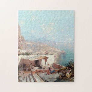 Amalfi kunstpuzzel van Unterberger Legpuzzel