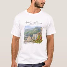 Amalfi Kust Aquarel Romantisch Reis Souvenir