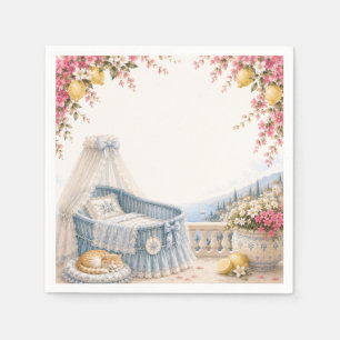 Amalfi-kust baby shower Mediterraanse kust Servet