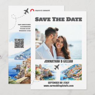Amalfi kust bestemming bruiloft save the date
