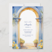 Amalfi-kust boog Midmedellandse zee uitzicht Kaart (Voorkant)