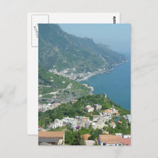 Amalfi kust briefkaart (Voorkant / Achterkant)