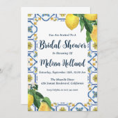 amalfi-kust bruidsfeest uitnodigingen (Voorkant / Achterkant)