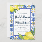 amalfi-kust bruidsuitnodigingen kaart (Voorkant)