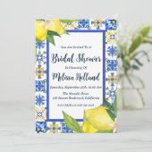 amalfi-kust bruidsuitnodigingen kaart (Staand voorkant)