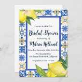 amalfi-kust bruidsuitnodigingen kaart (Voorkant / Achterkant)