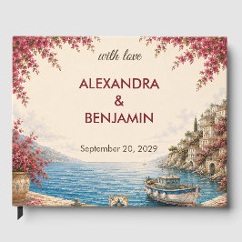 Amalfi-kust bruiloft | Romantisch Middellands Zeeg Gastenboek