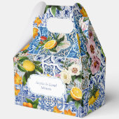 Amalfi-kust citroentegels Italië Bedankdoosjes (Achterkant)