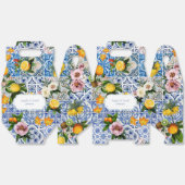 Amalfi-kust citroentegels Italië Bedankdoosjes (Ongevouwen)