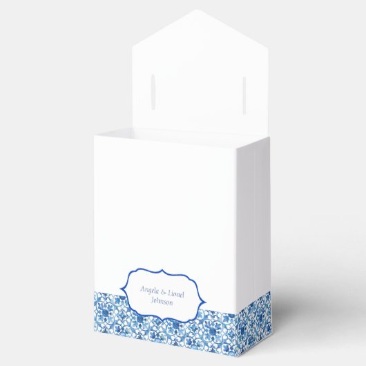 Amalfi-kust citroentegels Italië Bedankdoosjes (Geopend)