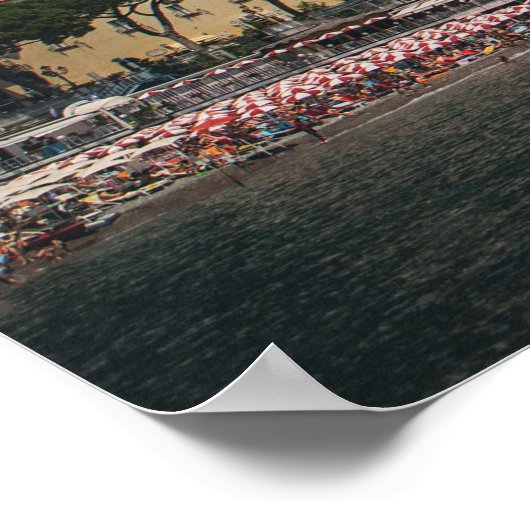 Amalfi-kust in Italië Poster (Hoek)