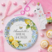 Amalfi-kust Italiaans Bruidsmeisjesfeest Tafel Dec Papieren Bordje (Feest)