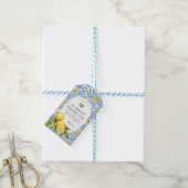 Amalfi kust Italiaans dessert Favor Tag Cadeaulabel (Met Touw)