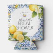 Amalfi Kust Italiaans Huwelijksfeest Barware Gesch Blikjeskoeler (Achterkant)