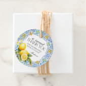 Amalfi-kust Italiaans Toscaanse Kuststreek Bedankjes Labels (In situ)