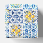 Amalfi-kust Italiaanse Bruidsdiner Dessert Favoren Bedankdoosjes (Bovenkant)