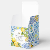 Amalfi Kust Italiaanse Bruidsdouche Dessert Favore Bedankdoosjes (Geopend)