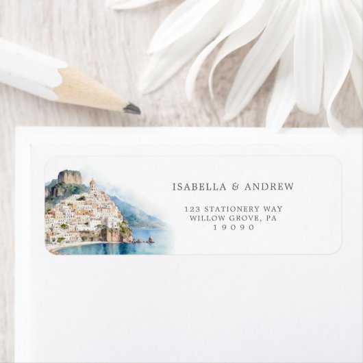 Amalfi kust Italiaanse bruiloft Etiket (Insitu)