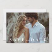 Amalfi kust Italiaanse bruiloft Save The Date (Voorkant)