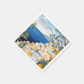 Amalfi kust Italiaanse bruiloft Servet (Hoek)