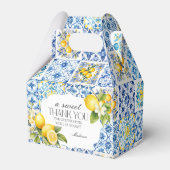 Amalfi-kust Italiaanse Toscaanse Kustlijn Bedankdoosjes (Achterkant)