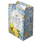 Amalfi-kust Italiaanse Toscaanse Kuststrook Medium Cadeauzakje (Achterkant Gekanteld)