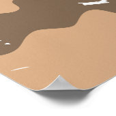 Amalfi kust Italië Afdruk poster Vintage (Hoek)