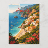 Amalfi-kust Italië Briefkaart (Voorkant)