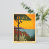  Amalfi kust Italië Briefkaart (Staand voorkant)