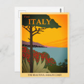  Amalfi kust Italië Briefkaart (Voorkant / Achterkant)
