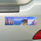 Amalfi-kust Italië bumpersticker (Op auto)