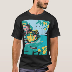 Amalfi-kust Italië Citroen Reis Souvenir T-shirt