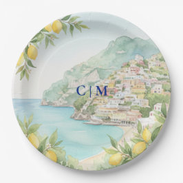 Amalfi-kust Italië Citroen Trouw Papieren Bordje