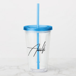 Amalfi-kust Italië Luxe Riviera Zomer Souvenir Acryl Drinkbeker