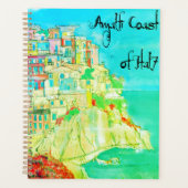 Amalfi-kust Italië Middellandse-Zee Quaint Houses Planner (Voorkant)
