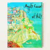 Amalfi-kust Italië Middellandse-Zee Quaint Houses Planner (Achterkant)