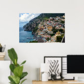 Amalfi-kust Italië Poster (Thuiskantoor)