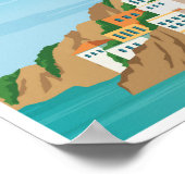 Amalfi-kust Italië Poster (Hoek)