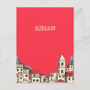 Amalfi Kust Italië Reizen Briefkaart